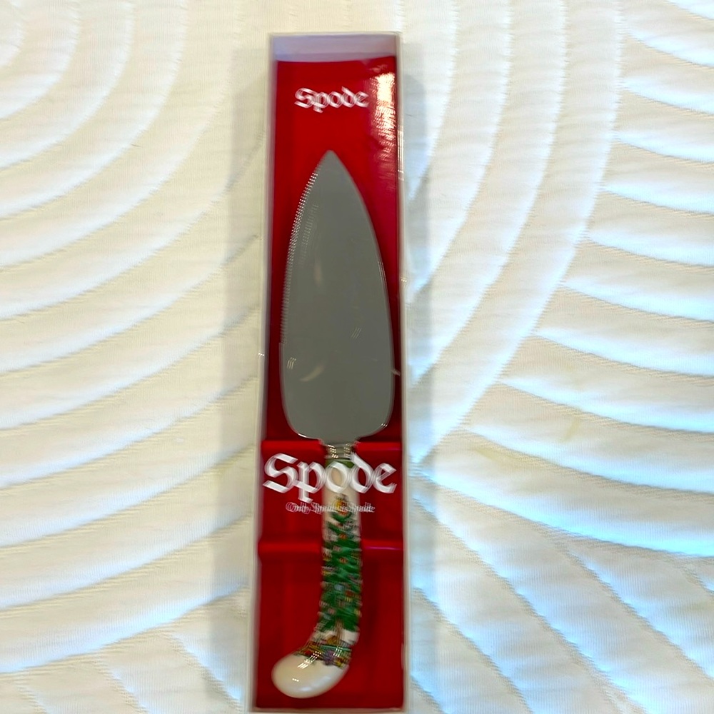 Spode Christmas Tree Pastry Server